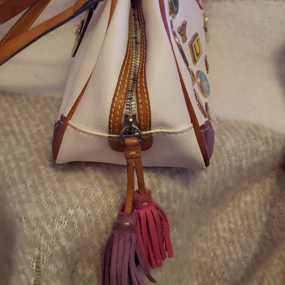 Dooney & Bourke #5 Shoulder Bag with Colorful Accents - Picture 4 of 10